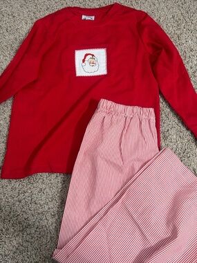 Kids Red Santa Set